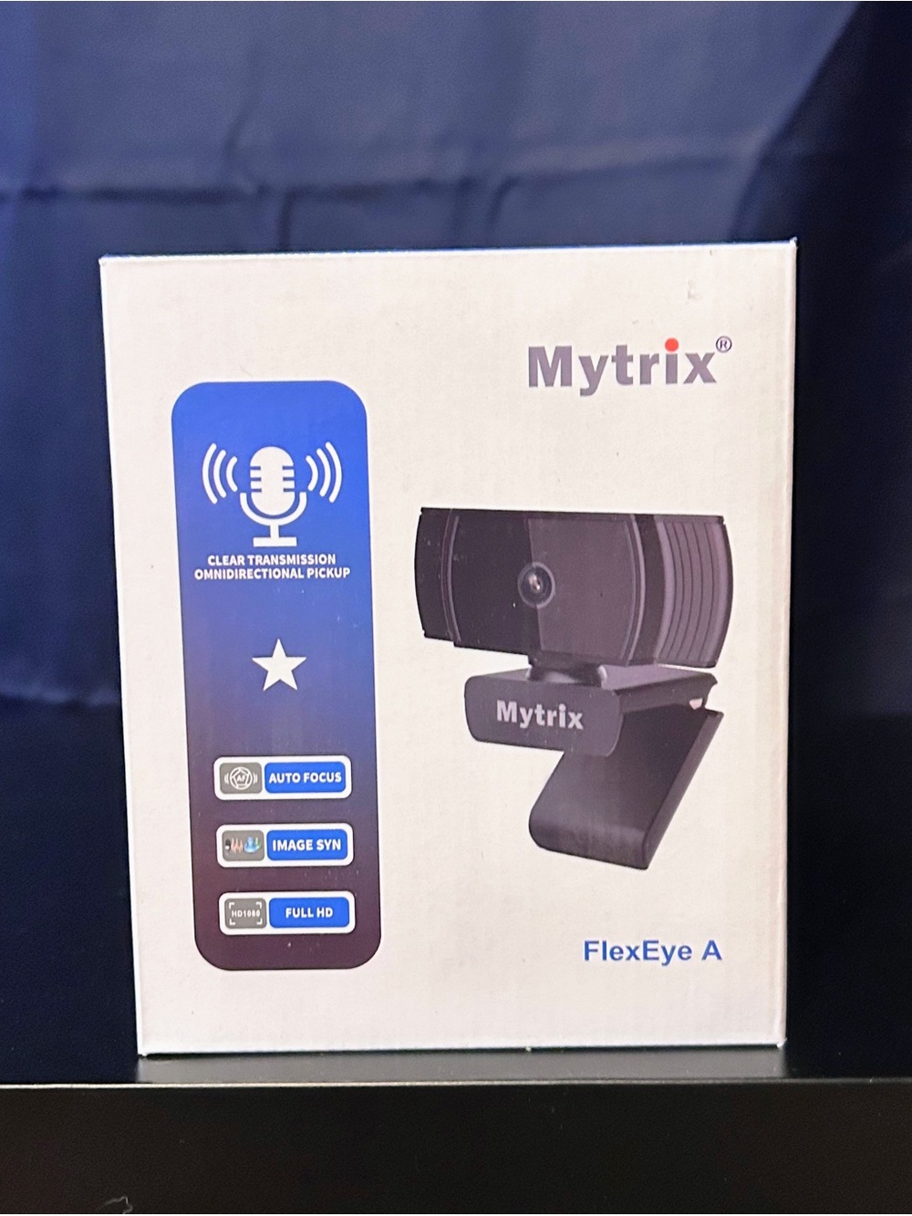 New FlexEye A Black Webcam - Full HD